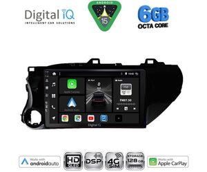 DIGITAL IQ BXF 17721_CPAA (10inc) MULTIMEDIA TABLET for TOYOTA HILUX mod. 2017-2026