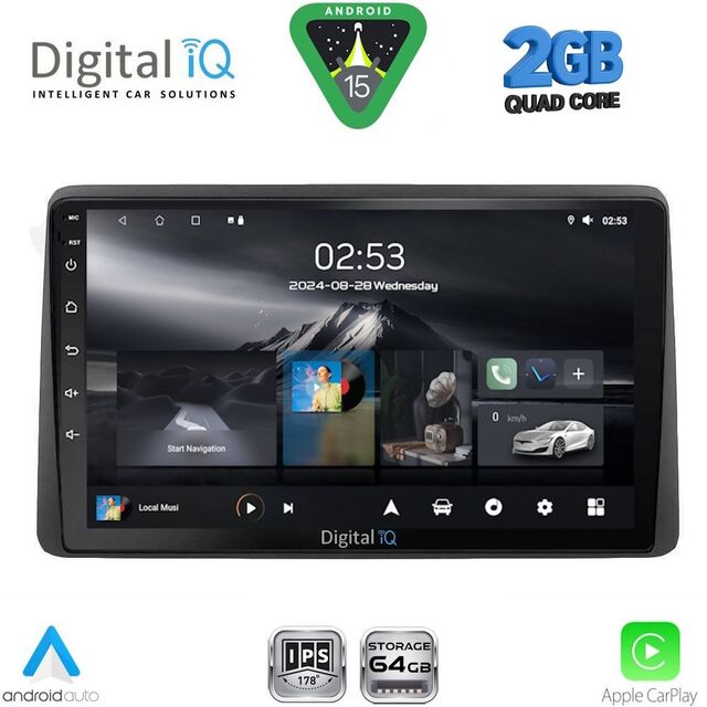 DIGITAL IQ RSD 1450_CPA (10inc) MULTIMEDIA TABLET for NISSAN NAVARA D22 mod. 1998-2004