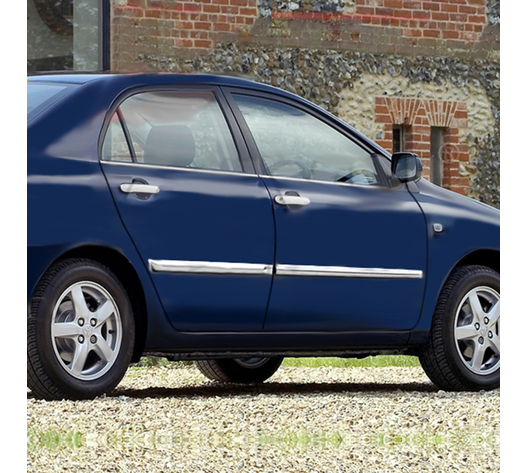ΔΙΑΚΟΣΜΗΤΙΚΗ ΦΑΣΑ ΠΟΡΤΑΣ ΧΡΩΜΙΟ 4ΤΕΜ. ΓΙΑ TOYOTA COROLLA 4/5D 02-07