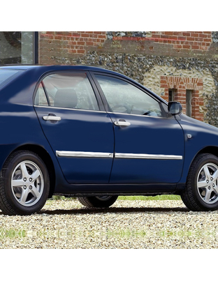 ΔΙΑΚΟΣΜΗΤΙΚΗ ΦΑΣΑ ΠΟΡΤΑΣ ΧΡΩΜΙΟ 4ΤΕΜ. ΓΙΑ TOYOTA COROLLA 4/5D 02-07