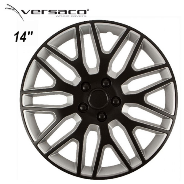 Τάσια 14'' Versaco Dakar Μαύρο\Ασημί