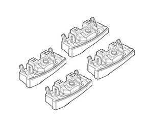 ΑΚΡΑ ΓΙΑ ΜΠΑΡΕΣ NORDRIVE ΓΙΑ HYUNDAI i30 3D/5D 3/12+ KIT