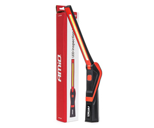 Amio – Φακός Εργασίας LED COB 5W USB-C 2600mAh με Μαγνήτη & Γάντζο για Ισχυρό Φωτισμό & Ευελιξία – 1 Τεμ. (04504/AM)
