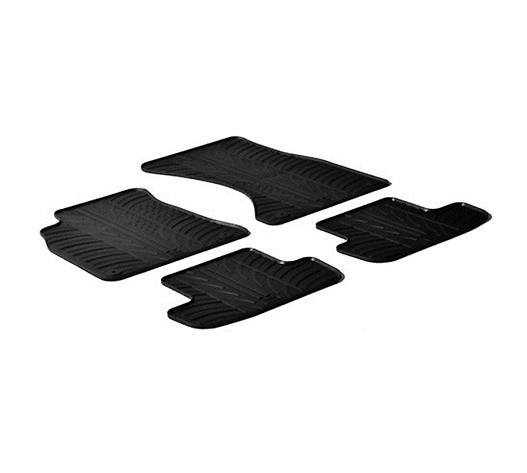 LAMPA - ΠΑΤΑΚΙΑ ΑΥΤΟΚΙΝΗΤΟΥ ΑΠΟ ΛΑΣΤΙΧΟ ΓΙΑ AUDI A4 ALLROAD / AVANT / A5 SPORTBACK 11/2007-05/2016 ΣΕ ΜΑΥΡΟ ΧΡΩΜΑ ME ΚΟΥΜΠΩΜΑΤΑ - 4 ΤΕΜ.