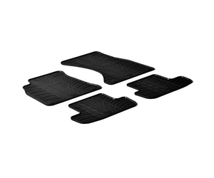 LAMPA - ΠΑΤΑΚΙΑ ΑΥΤΟΚΙΝΗΤΟΥ ΑΠΟ ΛΑΣΤΙΧΟ ΓΙΑ AUDI A4 ALLROAD / AVANT / A5 SPORTBACK 11/2007-05/2016 ΣΕ ΜΑΥΡΟ ΧΡΩΜΑ ME ΚΟΥΜΠΩΜΑΤΑ - 4 ΤΕΜ.