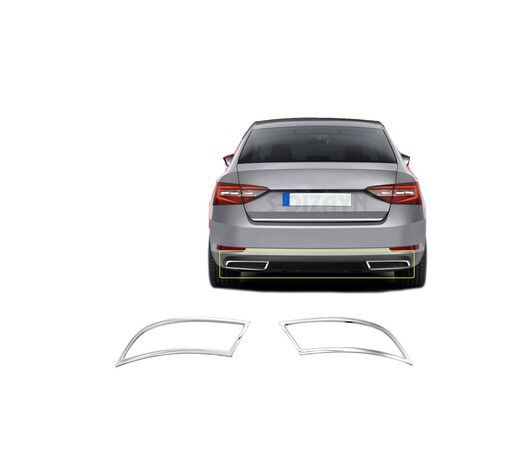 ΔΙΑΚΟΣΜΗΤΙΚΑ ΧΡΩΜΙΑ ΕΞΑΤΜΙΣΗΣ  2ΤΕΜ. ΓΙΑ SKODA SUPERB 4D 2015+
