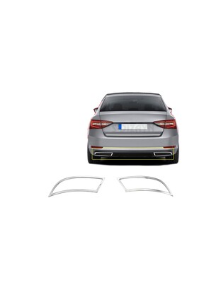 ΔΙΑΚΟΣΜΗΤΙΚΑ ΧΡΩΜΙΑ ΕΞΑΤΜΙΣΗΣ  2ΤΕΜ. ΓΙΑ SKODA SUPERB 4D 2015+