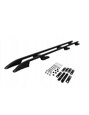 ΠΑΡΑΛΛΗΛΕΣ ΜΠΑΡΕΣ ΟΡΟΦΗΣ ΑΛΟΥΜΙΝΙΟΥ ΣΕ ΜΑΥΡΟ ΧΡΩΜΑ SPORT L2 ΓΙΑ NISSAN PRIMASTAR 2001-2014 ΜΕΓΙΣΤΟ ΒΑΡΟΣ ΦΟΡΤΙΟΥ 75KG OMTEC - 2 TEM.