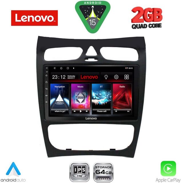 LENOVO LVD 2406_CPA (9inc) MULTIMEDIA TABLET for MERCEDES CLK (W209) mod. 2000-2004