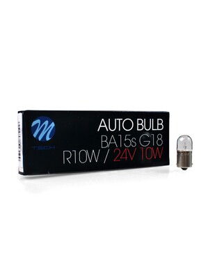 R5W 24V BA15d G18 ΔΙΠΟΛΙΚΟ STANDARD ΑΛΟΓΟΝΟΥ  M-TECH - 10ΤΕΜ.