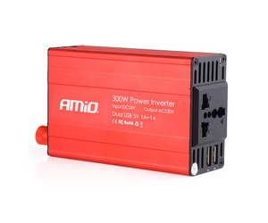 Amio - INVERTER 24-230V max300W-peak600W ME 2 USB – 1 ΤΕΜ. (02471/AM)