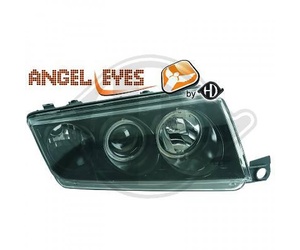 ΦΑΝΑΡΙΑ ΓΙΑ SKODA FABIA 1999-2007 ANGELEYES BLACK