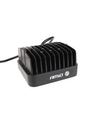 Amio - Προβολέας Εργασίας LED AWL05 FLAT 4000lm 48W 9-60V 16LED - Ισχυρός Φωτισμός & Απόδοση σε Δύσκολες Συνθήκες - 108x108x57mm - 1 Τεμ. (01700/AM)