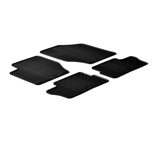 LAMPA - ΠΑΤΑΚΙΑ ΑΥΤΟΚΙΝΗΤΟΥ ΑΠΟ ΛΑΣΤΙΧΟ ΓΙΑ PEUGEOT 307 2001-2009 / PEUGEOT 308 SW 5D 09/2007-2013 ΣΕ ΜΑΥΡΟ ΧΡΩΜΑ ME ΚΟΥΜΠΩΜΑΤΑ - 4 ΤΕΜ.?