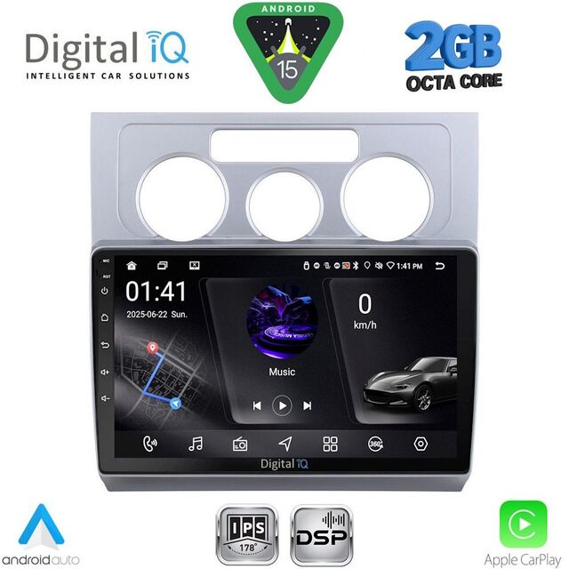 DIGITAL IQ RSF 4767_CPA A/C (10inc) MULTIMEDIA TABLET for VW TOURAN mod. 2003-2010