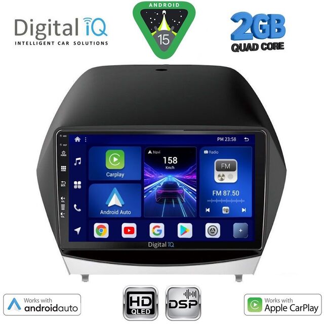 DIGITAL IQ BXC 3235_CPAA (10inc) MULTIMEDIA TABLET for HYUNDAI iX35 mod. 2010-2015