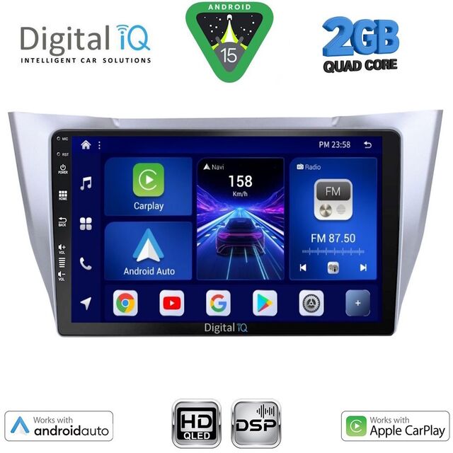 DIGITAL IQ BXC 3345SL_CPAA (10inc) MULTIMEDIA TABLET for LEXUS RX 300 – 400 mod. 2003-2008