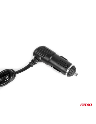 Amio - ΑΝΤΑΠΤΟΡΑΣ ΑΝΑΠΤΗΡΑ 12/24V 120W ΜΑΥΡΟΣ/3 ΘΕΣΕΙΣ/2xUSB-A+1xUSB-C ΤΑΧΕΙΑΣ ΦΟΡΤΙΣΗΣ/ΚΑΛΩΔΙΟ 70cm - 1 Τεμ. (04361/AM)