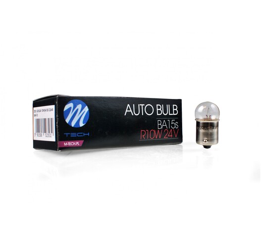 R10W 24V 10W BA15s G18 (ΦΟΥΝΤΟΥΚΙ) STANDARD ΑΛΟΓΟΝΟΥ ΚΟΥΤΙ 10ΤΕΜ. M-TECH