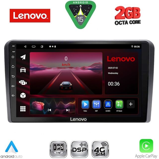 LENOVO LVF 5180_CPA (9inc) MULTIMEDIA TABLET for FORD TOURNEO – COURIER mod. 2014-2024