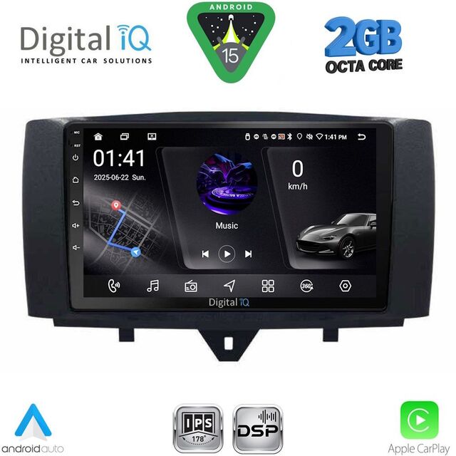 DIGITAL IQ RSF 4622_CPA (9inc) MULTIMEDIA TABLET for SMART (451) mod. 2010-2015