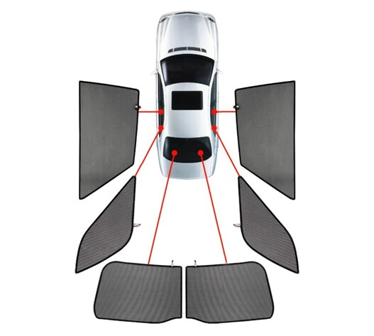 CarShades - ΚΟΥΡΤΙΝΑΚΙΑ  CAR SHADES ΓΙΑ SEAT IBIZA 5D 2008+ - 6 ΤΕΜ. (PVC.SEA-IBIZ-5-B)