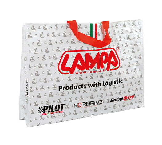 ΤΣΑΝΤΑ ΧΑΡΤΙΝΗ ΔΙΑΦΗΜΙΣΤΙΚΗ ΜΕ ΛΑΒΕΣ LAMPA (L) 540x380x110mm