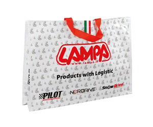 ΤΣΑΝΤΑ ΧΑΡΤΙΝΗ ΔΙΑΦΗΜΙΣΤΙΚΗ ΜΕ ΛΑΒΕΣ LAMPA (L) 540x380x110mm