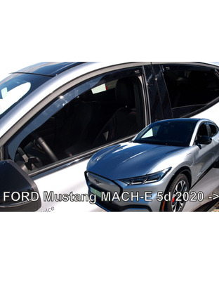 ΑΝΕΜΟΘΡΑΥΣΤΕΣ ΓΙΑ FORD MUSTANG MACH-E 5D 2020+ ΣΕΤ ΑΥΤΟΚΙΝΗΤΟΥ ΑΠΟ ΕΥΚΑΜΠΤΟ ΦΙΜΕ ΠΛΑΣΤΙΚΟ HEKO - 4 ΤΕΜ.