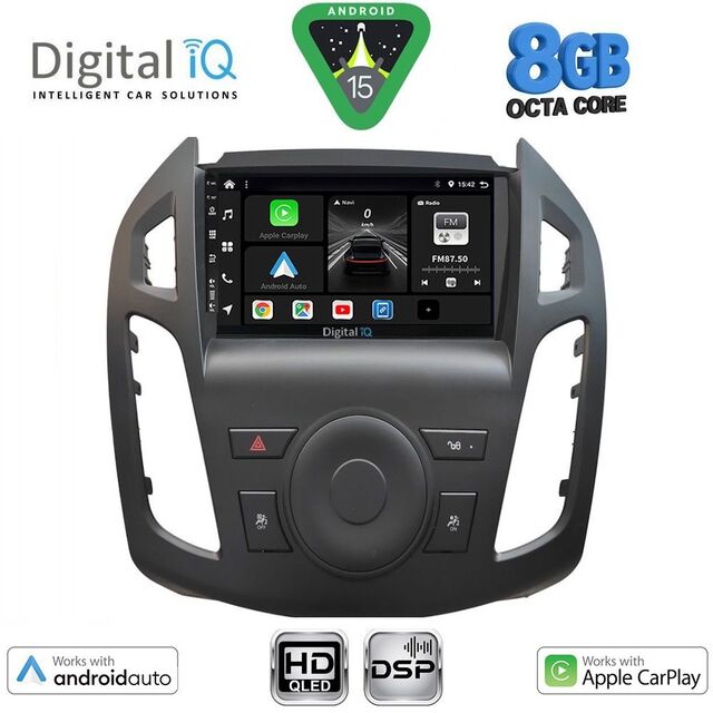 DIGITAL IQ BXF 7176_CPAA (9inc) MULTIMEDIA TABLET for FORD TRANSIT CONNECT mod. 2013-2018
