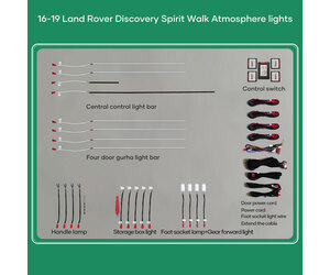 DIQ AMBIENT LR DISCOVERY L462 mod. 2016> (Digital iQ Ambient Light for LAND ROVER DISCOVERY mod. 2016> with 19 Lights)