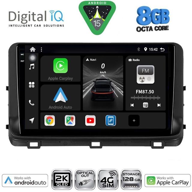 DIGITAL IQ BXK 20303_CPAA (10inc) MULTIMEDIA TABLET for KIA CEED - XCEED mod. 2018-2022
