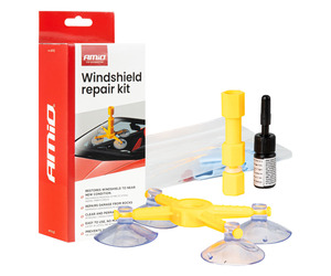 Amio – Kit Επισκευής Παρμπρίζ & Τζαμιών με Ρητίνη Heavy Duty για Ασφαλή Εγκατάσταση & Καθημερινή Χρήση – 1 Κιτ (04792/AM)