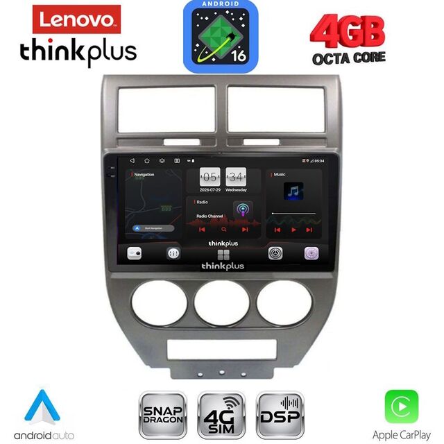 LENOVO LTG 7276_CPA (10inc) MULTIMEDIA TABLET for JEEP COMPASS - PATRIOT mod. 2007-2016