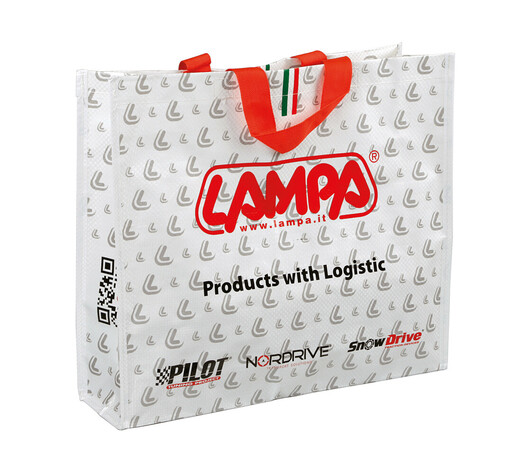 ΤΣΑΝΤΑ ΧΑΡΤΙΝΗ ΔΙΑΦΗΜΙΣΤΙΚΗ ΜΕ ΛΑΒΕΣ LAMPA (S) 400x350x100mm