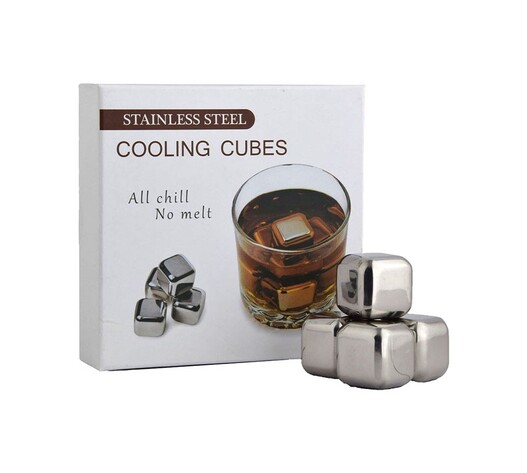 ΠΑΓΑΚΙΑ COOLING CUBES ΑΠΟ ΑΝΟΞΕΙΔΩΤΟ ΑΤΣΑΛΙ 4ΤΜΧ HL-06336