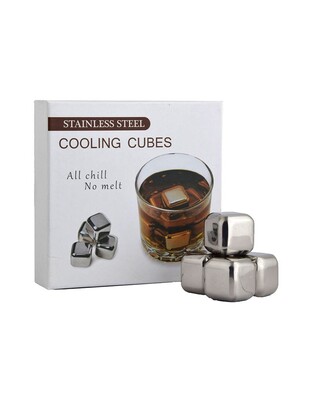 ΠΑΓΑΚΙΑ COOLING CUBES ΑΠΟ ΑΝΟΞΕΙΔΩΤΟ ΑΤΣΑΛΙ 4ΤΜΧ HL-06336
