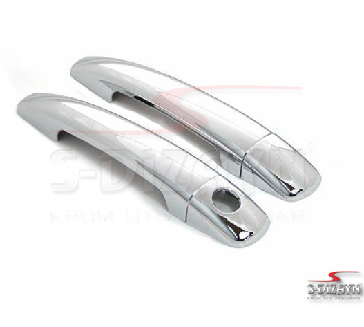 ΧΕΡΟΥΛΙΑ ΠΟΡΤΑΣ ΓΙΑ CITROEN C4 HB 3D 05-10  ΧΡΩΜΙΟ ΜΕΤΑΛΛΙΚΑ 2ΠΟΡΤΕΣ 2ΤΕΜ