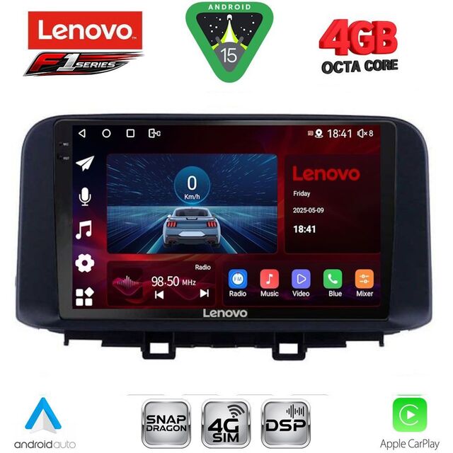 LENOVO SSQ 9237_CPA (10inc) MULTIMEDIA TABLET for HYUNDAI KONA mod. 2017-2023