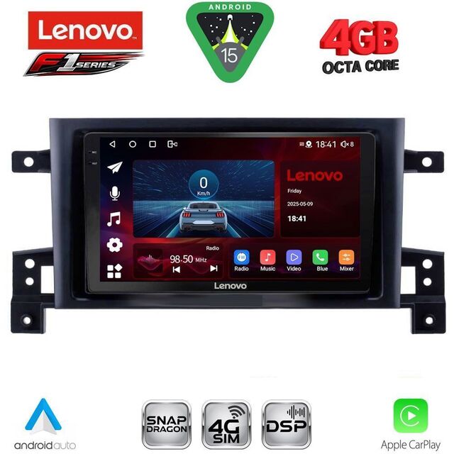 LENOVO SSQ 9696_CPA (9inc) MULTIMEDIA TABLET for SUZUKI GRAND VITARA mod. 2005-2015