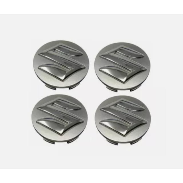 Τάπες για κέντρο ζάντας ασημί 52-54mm - Suzuki