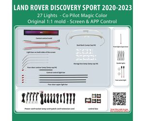 DiQ AMBIENT LR DISCOVERY SPORT L550 TRIM mod. 2019> (Digital iQ Ambient Light for LAND ROVER DISCOVERY SPORT mod. 2019> with 27 Lights)