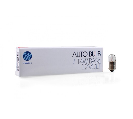 T2W 12V 2W BA9s (ΜΙΝΙΟΝ) STANDARD ΑΛΟΓΟΝΟΥ ΚΟΥΤΙ 10ΤΕΜ. M-TECH