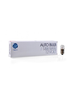 T2W 12V 2W BA9s (ΜΙΝΙΟΝ) STANDARD ΑΛΟΓΟΝΟΥ ΚΟΥΤΙ 10ΤΕΜ. M-TECH