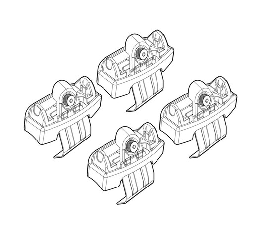 ΑΚΡΑ ΓΙΑ ΜΠΑΡΕΣ NORDRIVE ΓΙΑ MAZDA CX-3 06/15+ KIT