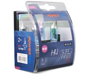 H4 24V 75/70W 3.450K P43t POWERTECK SUPERWHITE BLISTER 2ΤΕΜ. M-TECH
