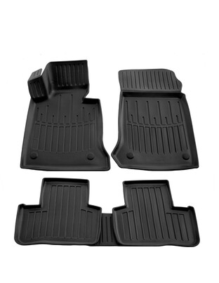 Race Axion - Πατάκια Τύπου Σκαφάκια Για Mercedes-Benz GLK-Class (X204) 2008-2015 5πορτο Λάστιχο Σκαφάκια Προστατευτικά Με Κουμπώματα υλικό Λάστιχο για Επιβατικά Αυτοκίνητα - 5 τεμ. (5012035/ST)