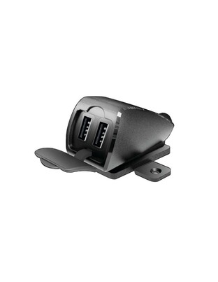 ΦΟΡΤΙΣΤΗΣ USB ΔΙΠΛΟΣ TREK 2 12/24V 5400mA ΜΕ ΒΑΣΗ ΣΤΗΡΙΞΗΣ ΒΙΔΩΤΗ ΚΑΙ ΚΑΛΩΔΙΟ 150cm ΑΔΙΑΒΡΟΧΟΣ