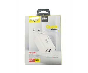 ΑΝΤΑΠΤΟΡΑΣ ΦΟΡΤΙΣΗΣ 20W ΜΕ ΘΥΡΑ USB-A ΚΑΙ USB-C PD-300