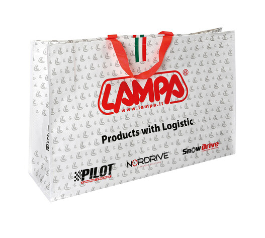 ΤΣΑΝΤΑ ΧΑΡΤΙΝΗ ΔΙΑΦΗΜΙΣΤΙΚΗ ΜΕ ΛΑΒΕΣ LAMPA (XL) 695x455x185mm